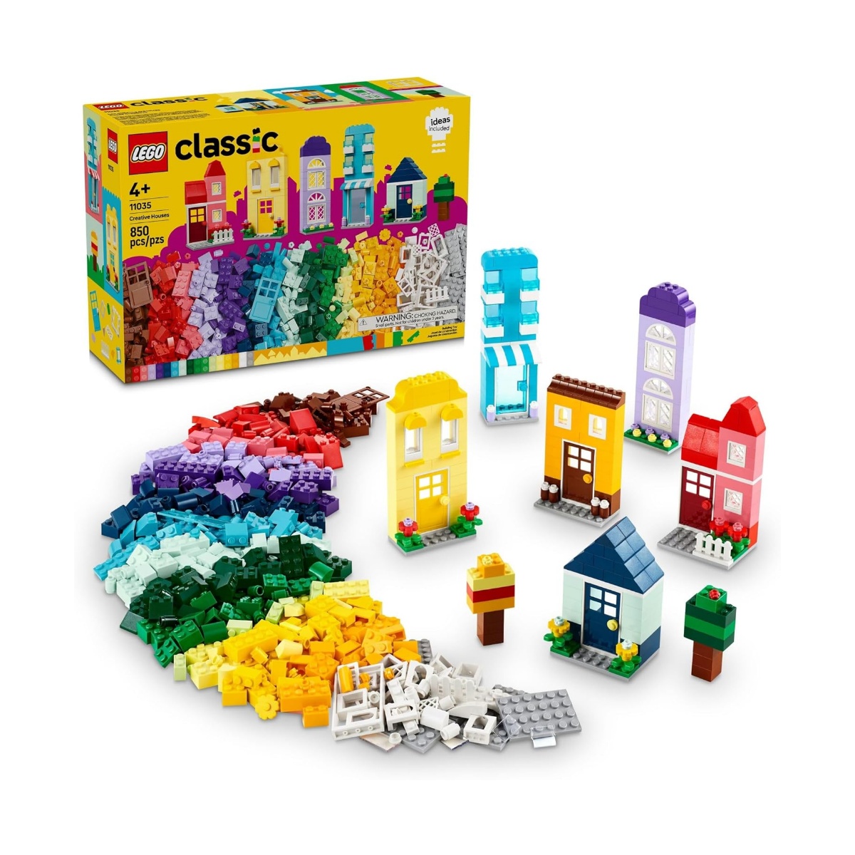 LEGO 11035 Bloques Casas Creativas Clasicos 850 Piezas