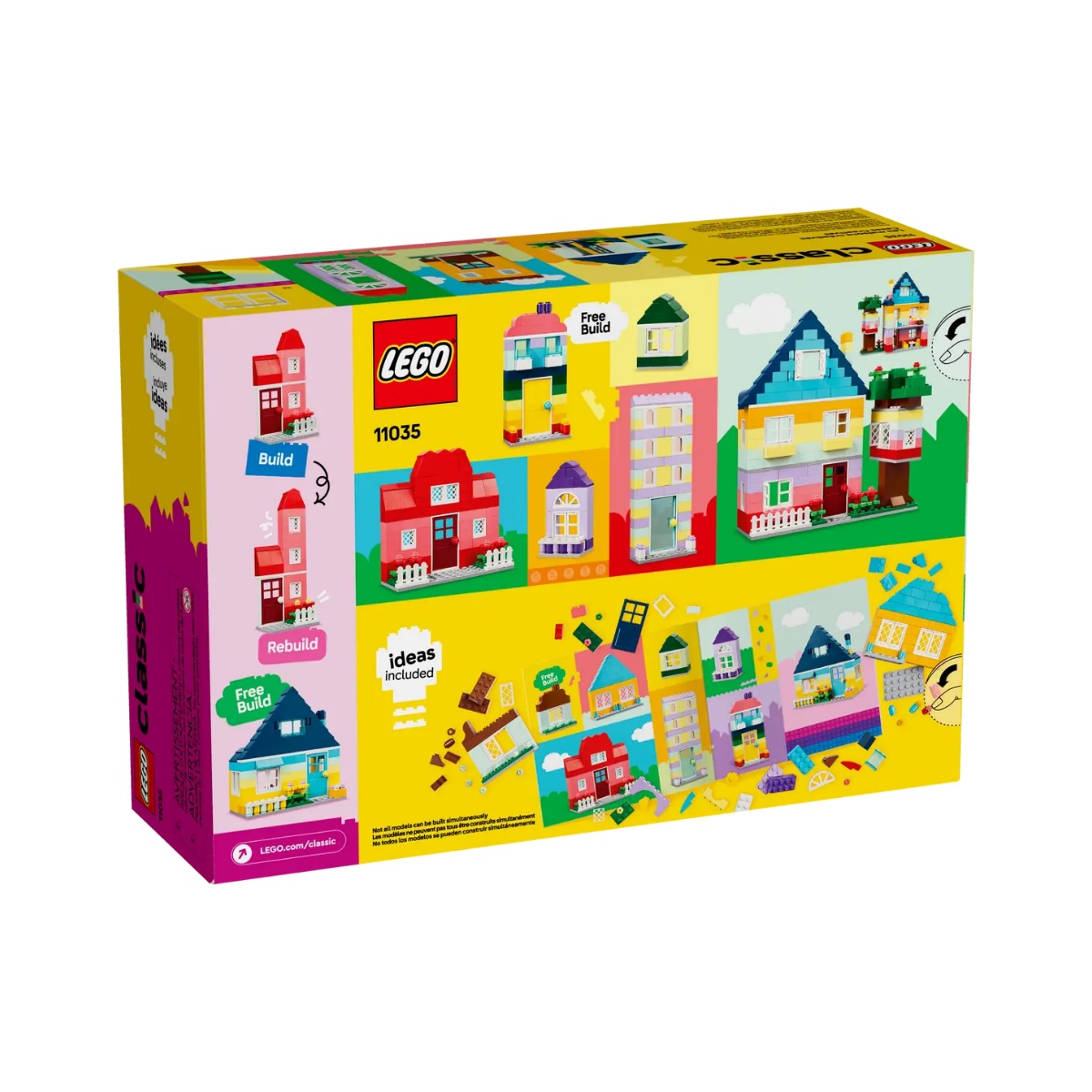 LEGO 11035 Bloques Casas Creativas Clasicos 850 Piezas