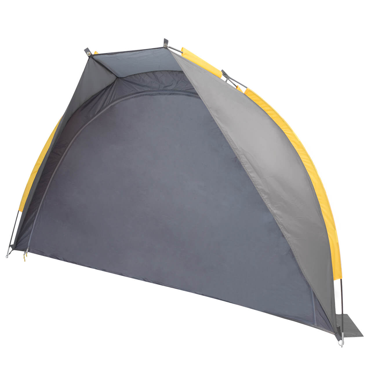 Tienda de playa Nat Geo BEACH SHELTER para 2 personas, resistente a llovizna, gris con azul