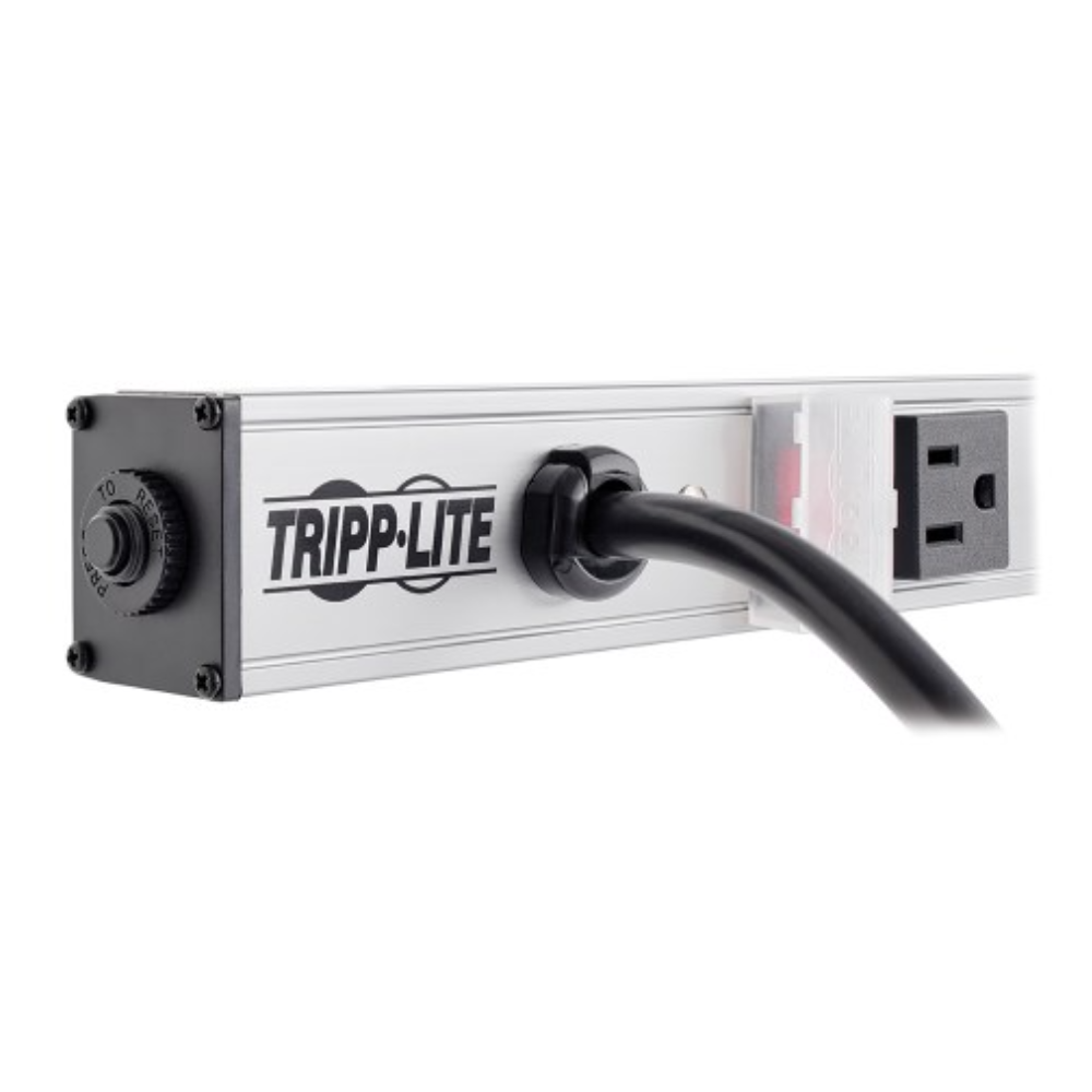 Tripp Lite by Eaton Barra de 12 Contactos PS3612, 120V, Cable de 4.57 Metros.