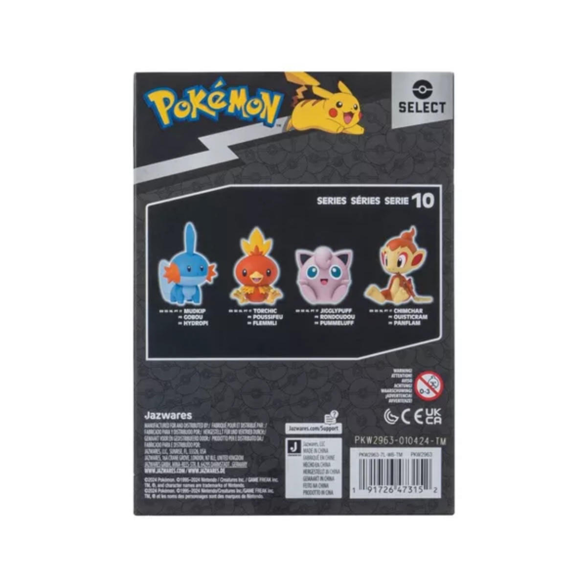 Figura Pokemon Torchic Select Jazwares PKW2963