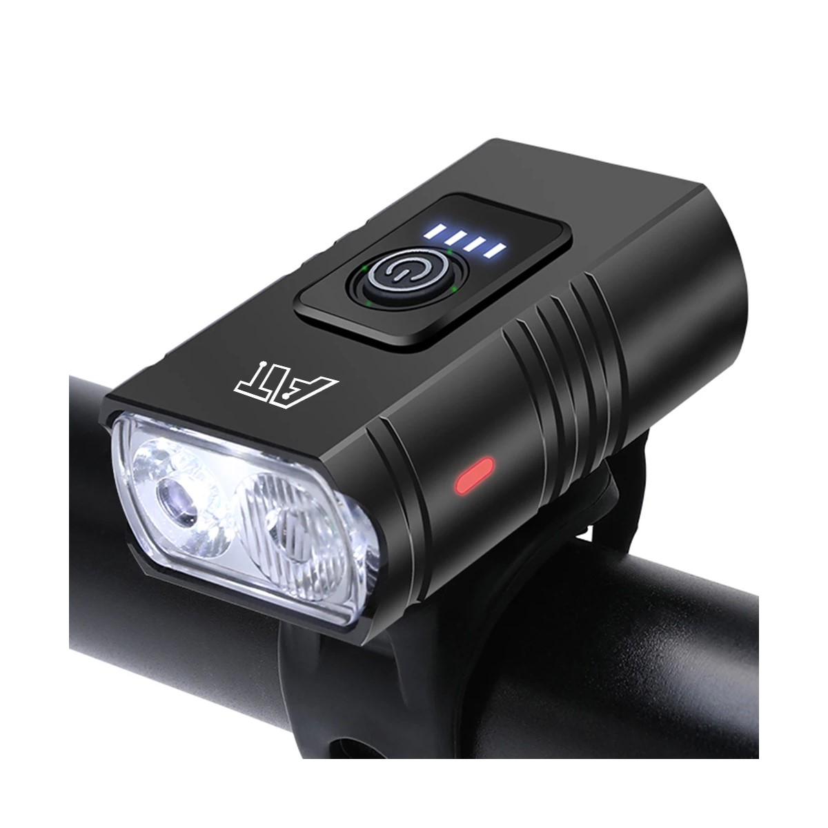 Luz bicicleta USB recargable luces LED bicicleta 6 modos linterna faro lámpara delantera.