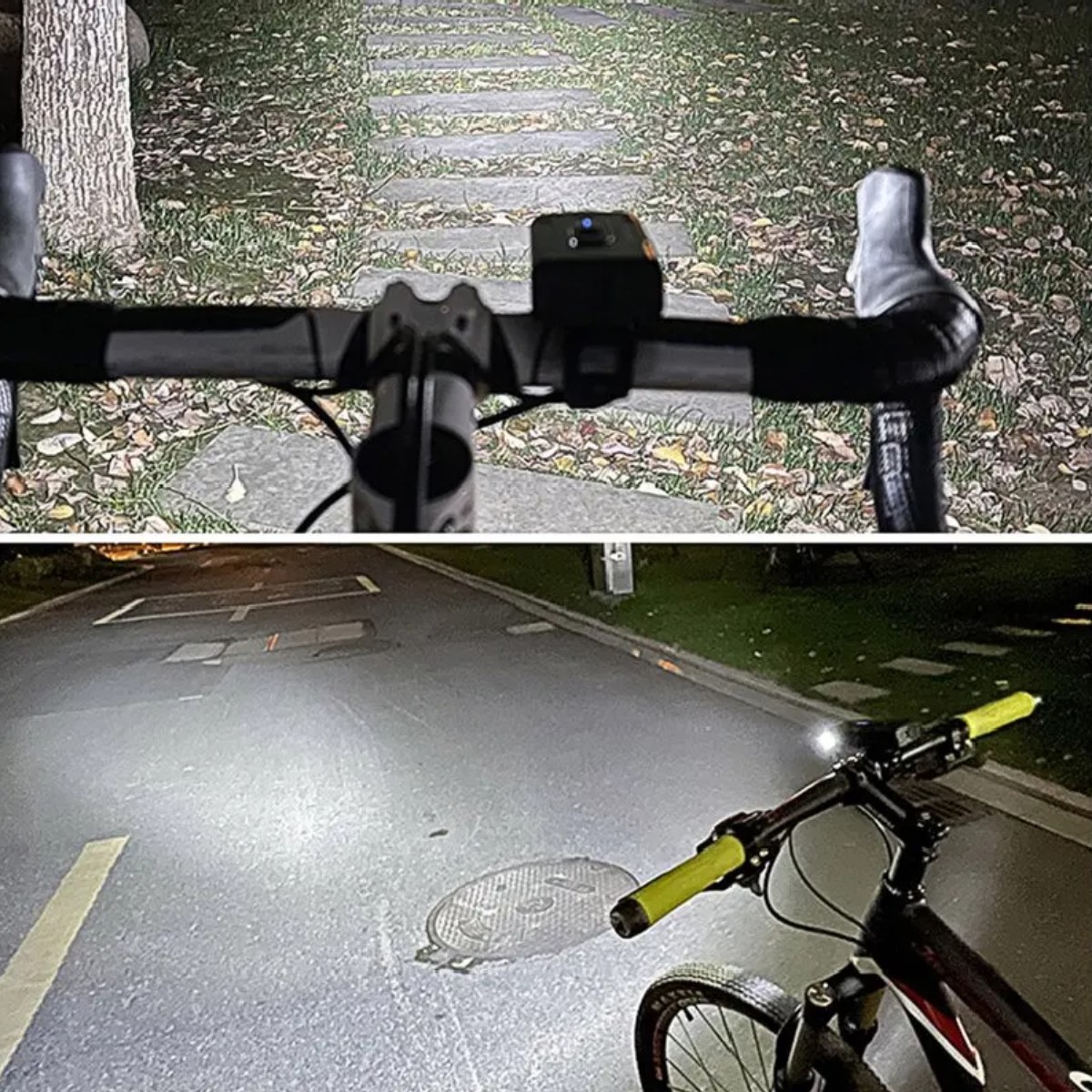 Luz bicicleta USB recargable luces LED bicicleta 6 modos linterna faro lámpara delantera.