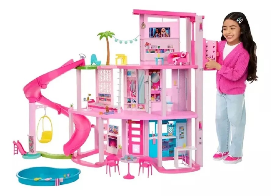 Casa De Muñecas Mattel Barbie Casa  Dreamhouse Pool Party Color Rosa