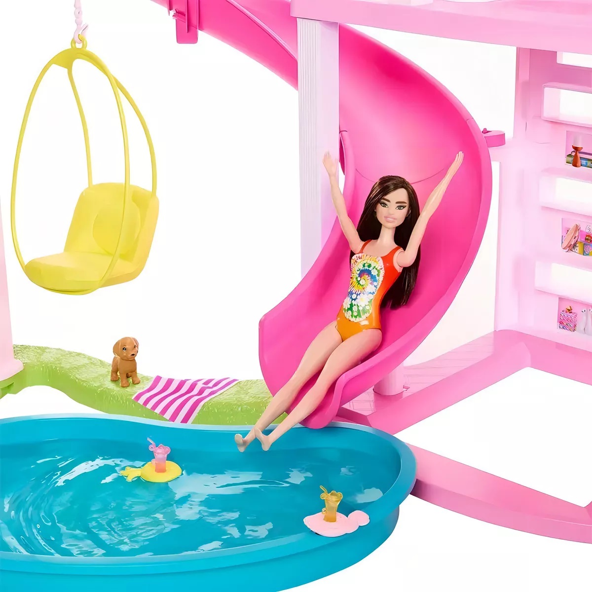 Casa De Muñecas Mattel Barbie Casa  Dreamhouse Pool Party Color Rosa