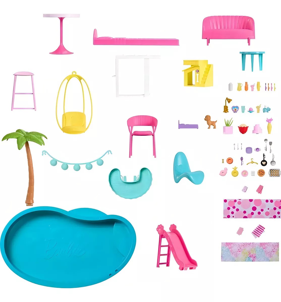 Casa De Muñecas Mattel Barbie Casa  Dreamhouse Pool Party Color Rosa