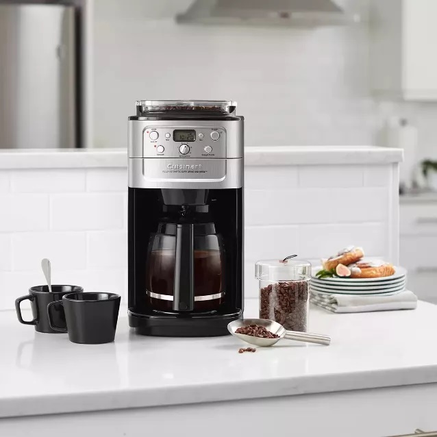 Cafetera Automatico Con Molino Integrador 12 Tzs Cuisinart Color Plata