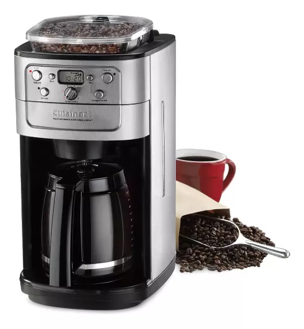 Cafetera Automatico Con Molino Integrador 12 Tzs Cuisinart Color Plata