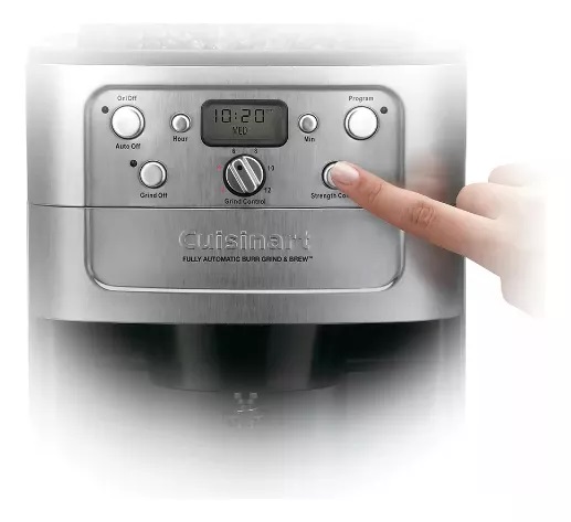 Cafetera Automatico Con Molino Integrador 12 Tzs Cuisinart Color Plata