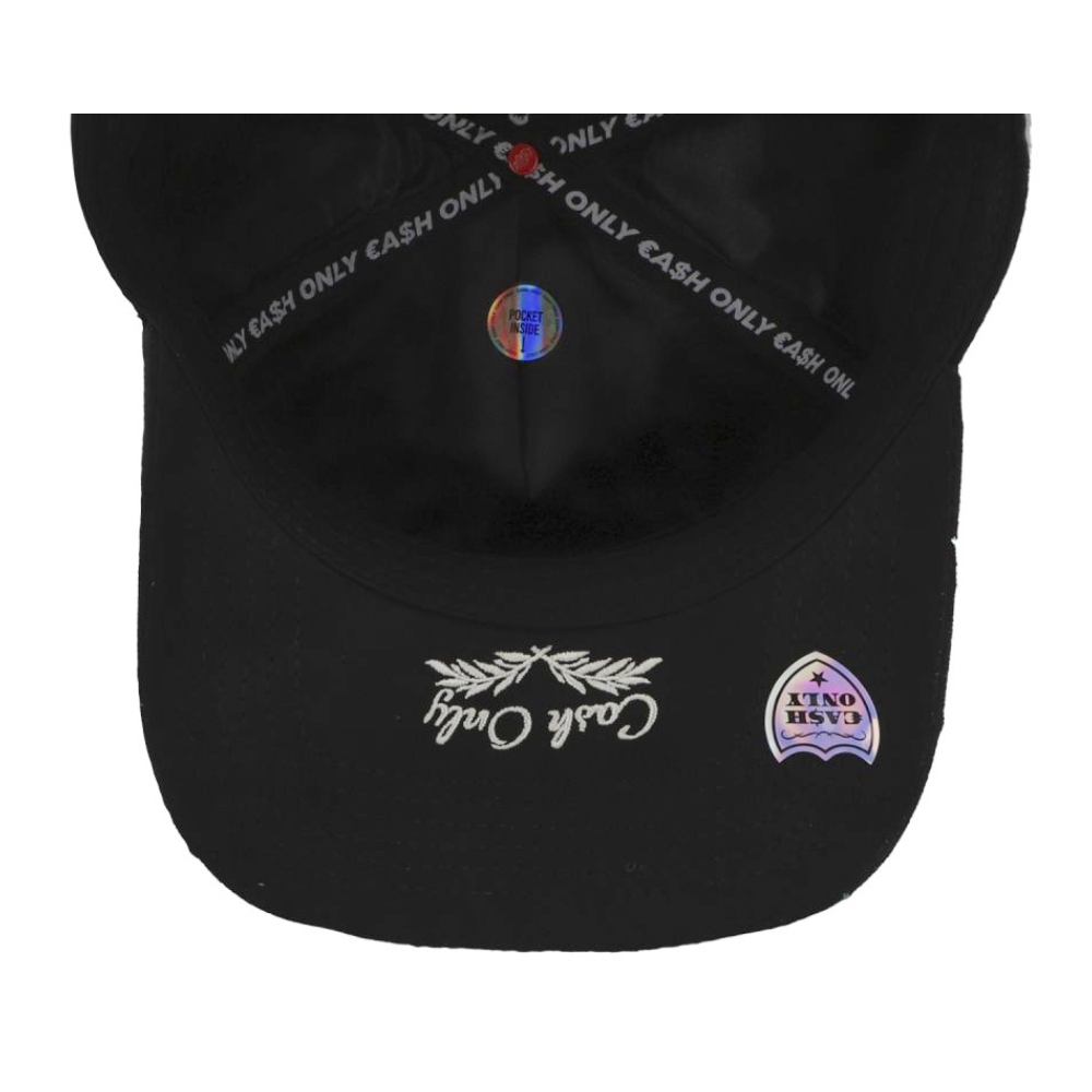 Gorra Cash Only Curva Tumba2 Cruces Negro 22025011