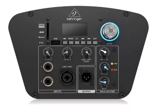 Bocina Behringer C-210 Activa 200w Color Negro
