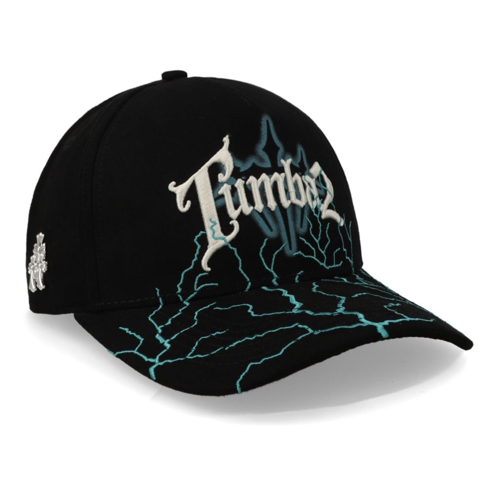 Gorra Cash Only Curva Tumba2 Cruces Negro 22025011