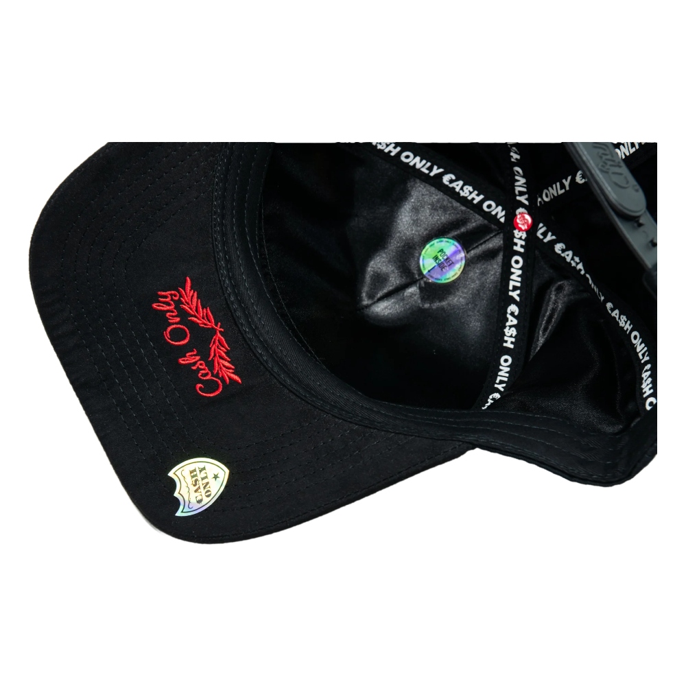 Gorra Cash Only Curva Monopoly in Monaco Negro 022025016