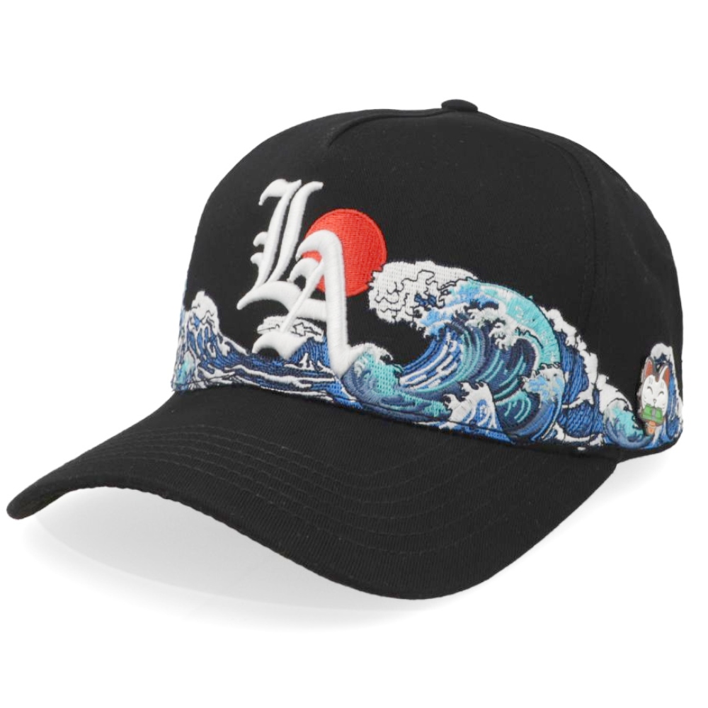 Gorra Cash Only Curva LA Meets the Ocean Negro 022025020