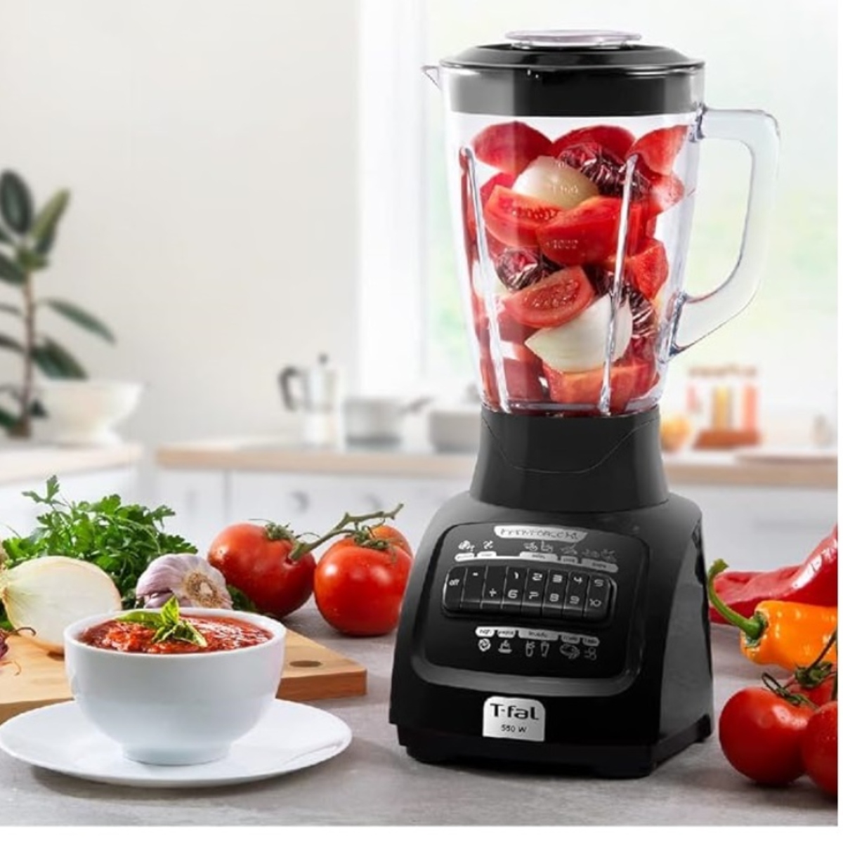 Licuadora T-Fal LN8208MX / LN8208MXCD Infinyforce 10 Vel / Vaso Vidrio Negro ORTY3*