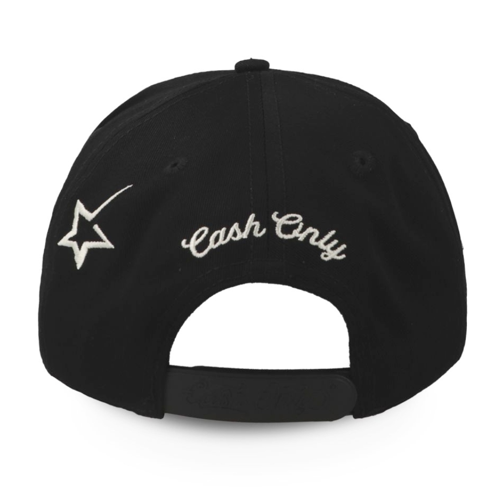 Gorra Cash Only Curva Monopoly Diamond Negro 22025008