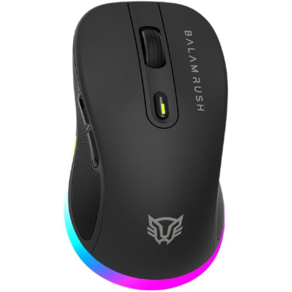 KIT 2 EN 1 WIFI BALAM RUSH SQUAD CONQUEST PRO KG525 NEGRO TECLADO 85% + MOUSE 7200DPI RGB BLUETOOTH RECARGABLE BR-940429