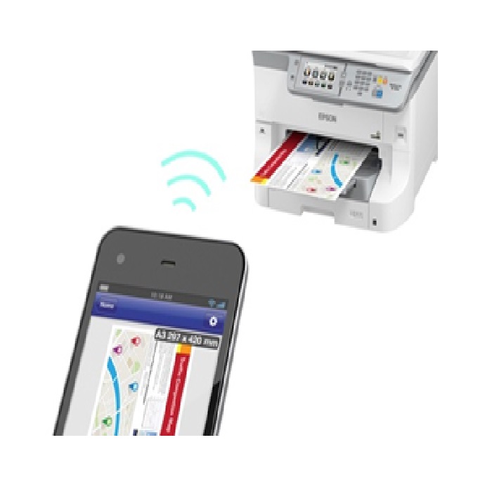 Multifuncional Epson WorkForce Pro WF-6590, Color, Inyección, Inalámbrico, Print/Scan/Copy/Fax