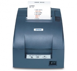 Epson TM-U220D, Impresora de Tickets, Matriz de Puntos, Serial, Negro - incluye Fuente de Poder, sin Cables.
