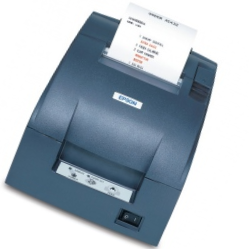 Epson TM-U220D, Impresora de Tickets, Matriz de Puntos, Serial, Negro - incluye Fuente de Poder, sin Cables.