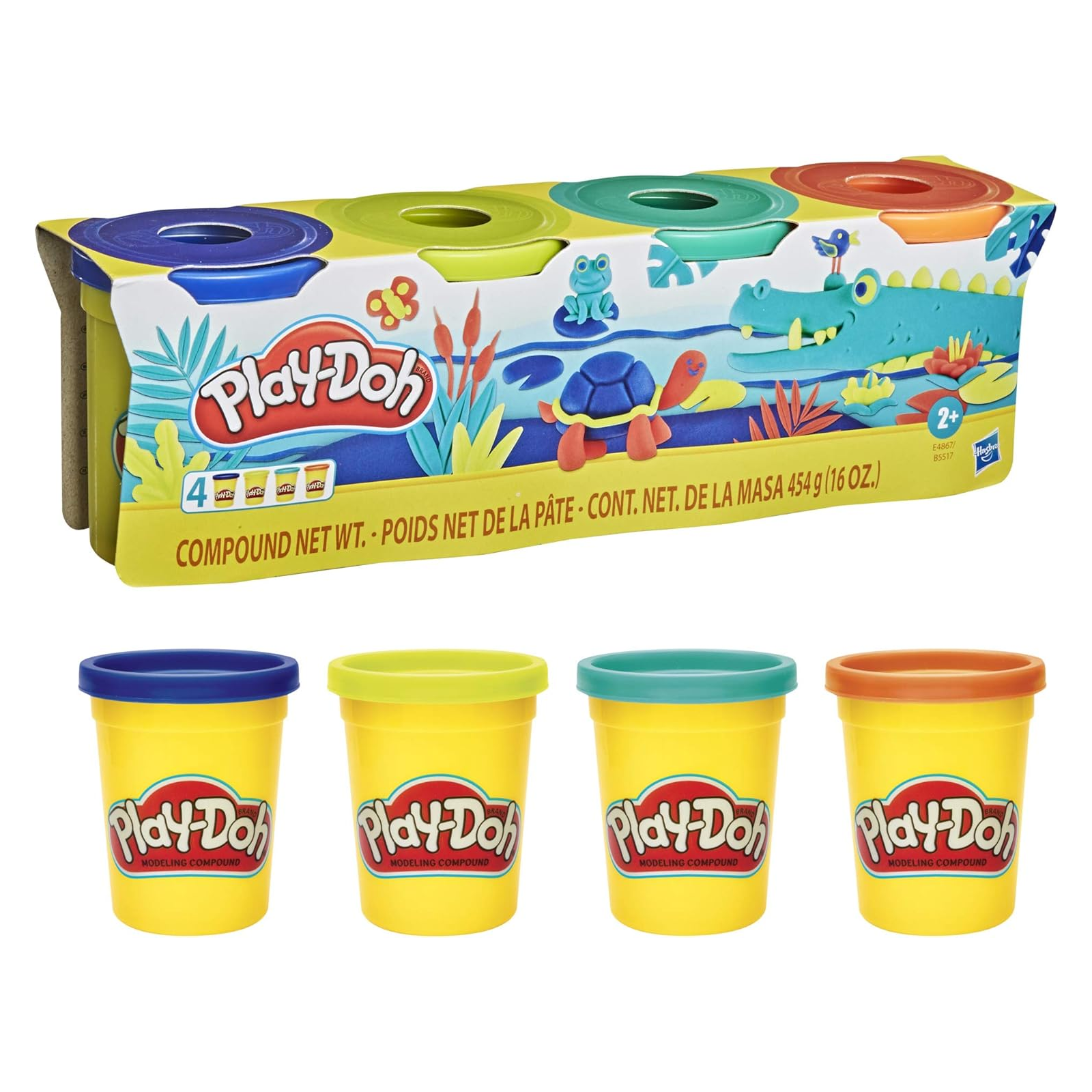 Plastilina 4 pack colores Play Doh Hasbro B5517