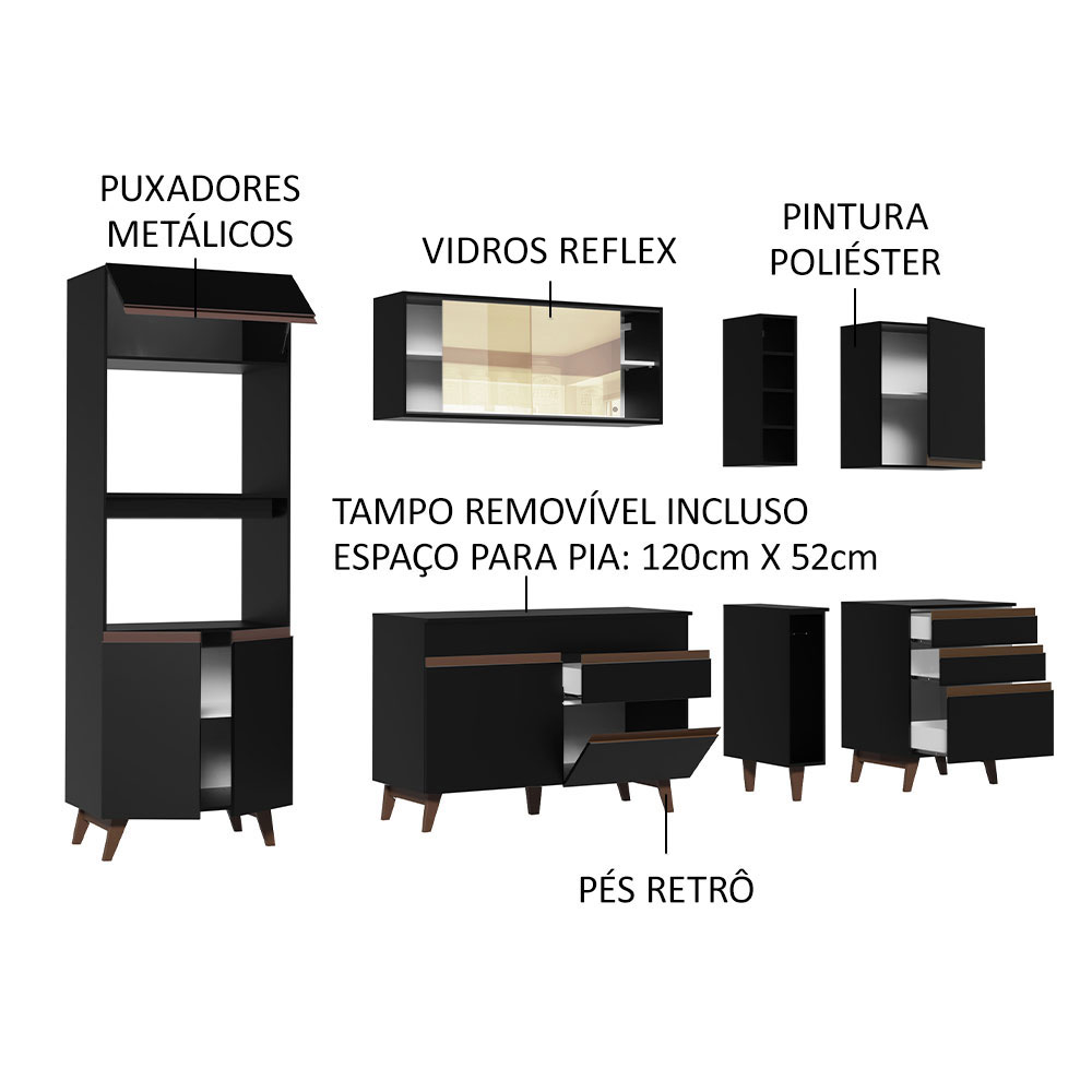 Cocina Integral Completa Modular Madesa Reims 270cm NN 01