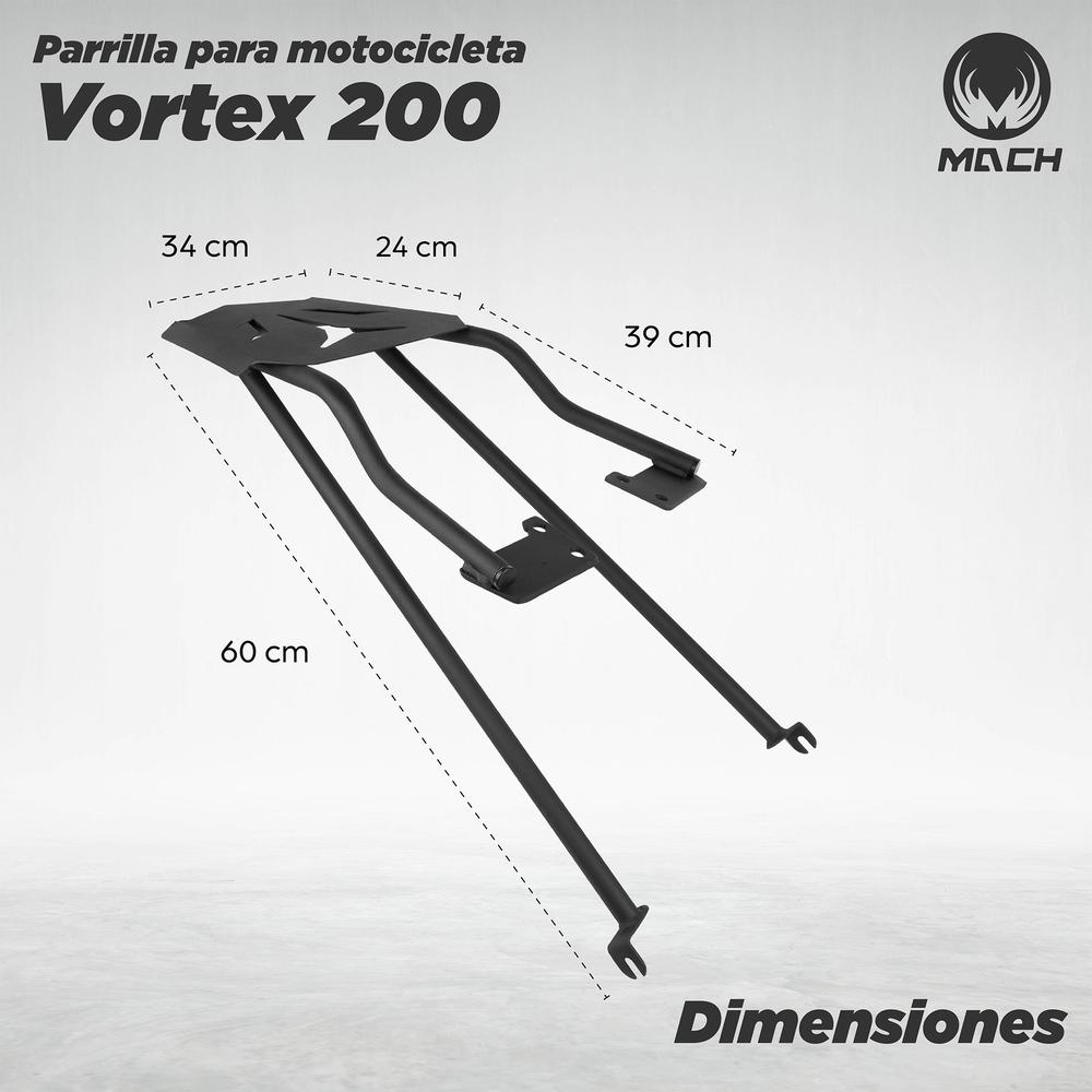 Parrilla para moto Vortex 200 Vento Mach