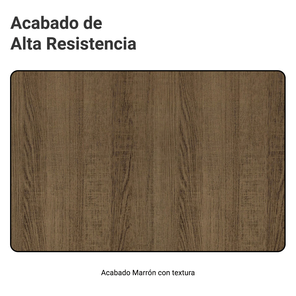 Tablero Para Mueble De Cocina 120 Cm Madesa Marron