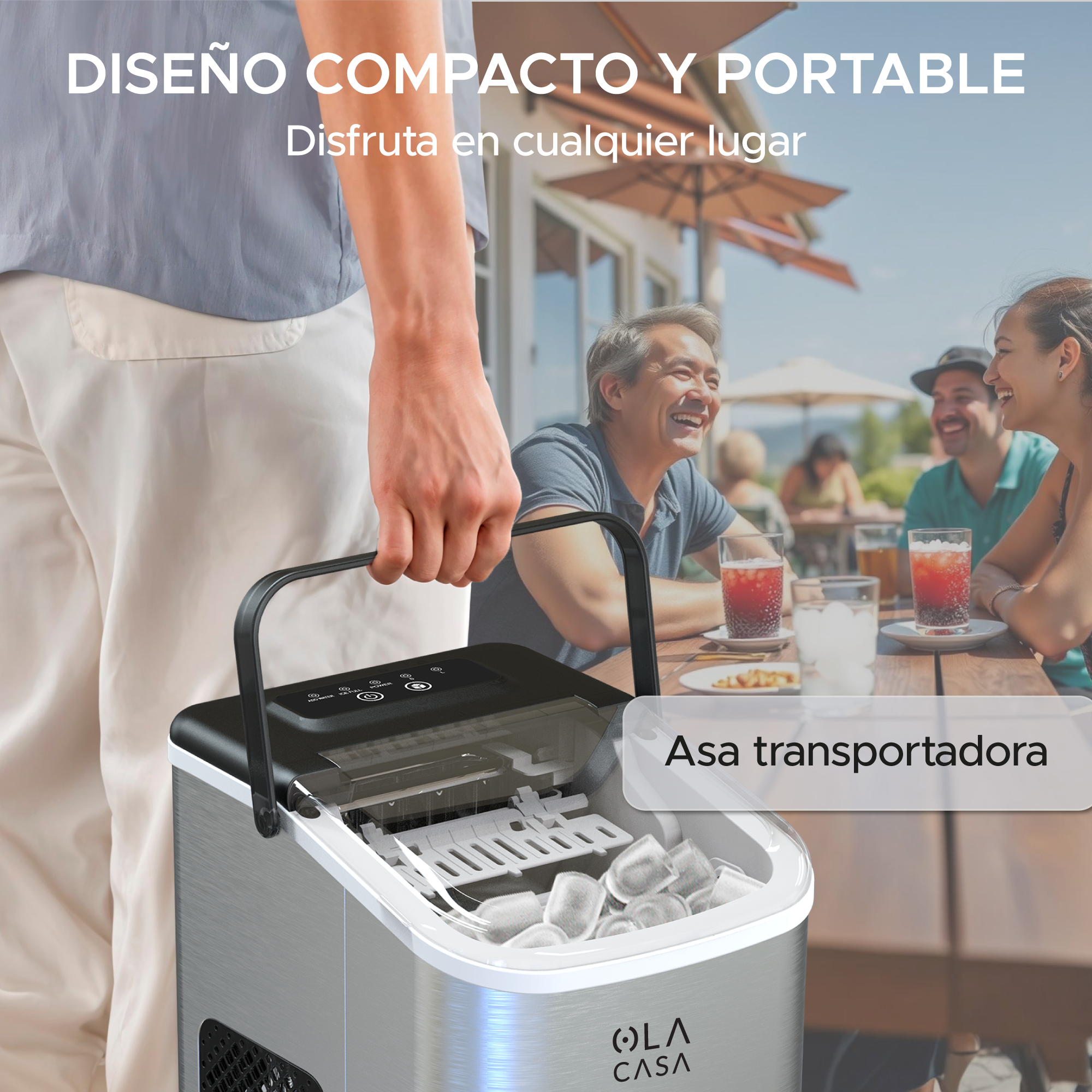 Máquina para hacer Hielo 12Kg FrostElite.
