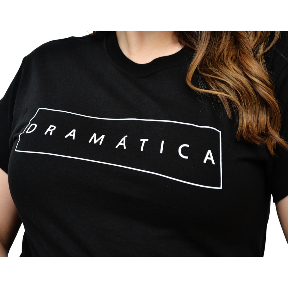 Playera talla extra, modelo 9001-43 dramática (Negro)