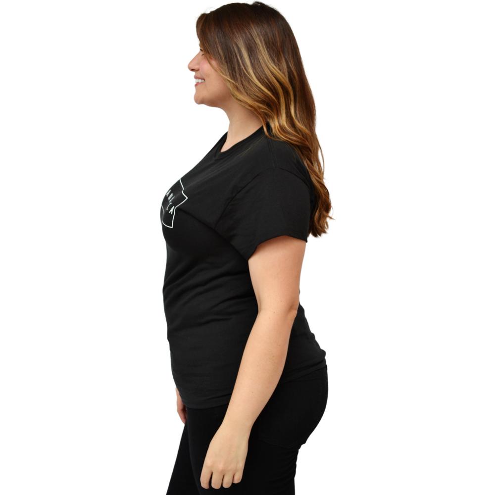 Playera talla extra, modelo 9001-43 dramática (Negro)