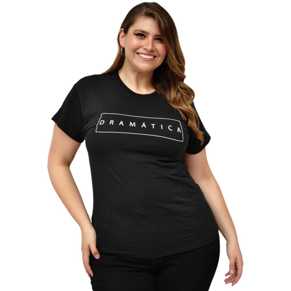 Playera talla extra, modelo 9001-43 dramática (Negro)