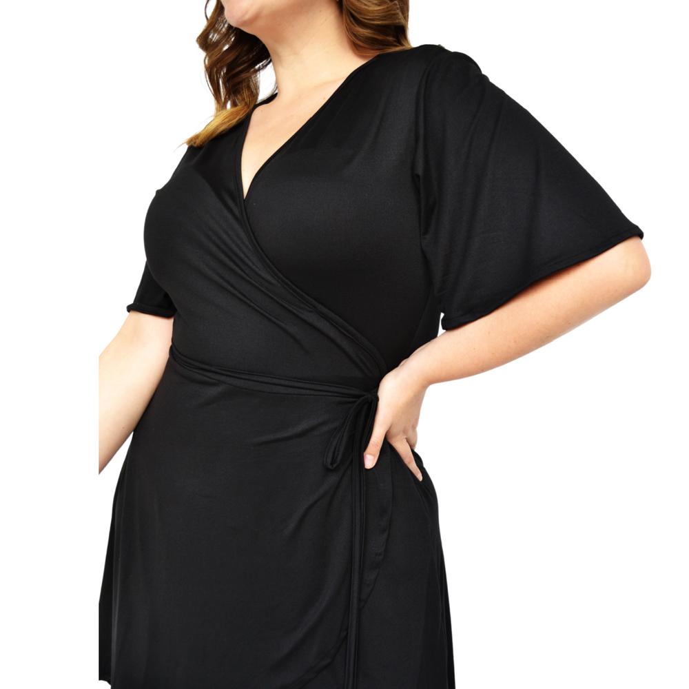 Vestido strech Roman Fashion/Tallas Extras, 4211 (Negro)