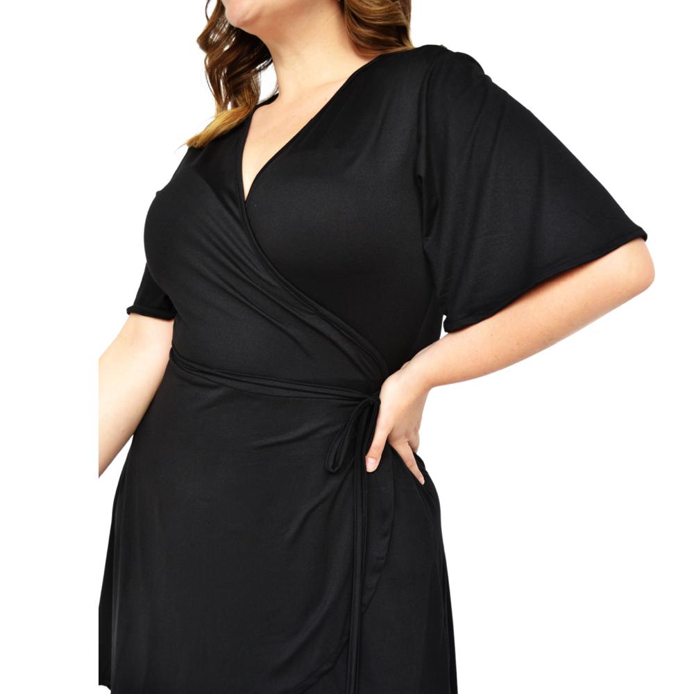 Vestido strech Roman Fashion/Tallas Extras, 4211 (Negro)