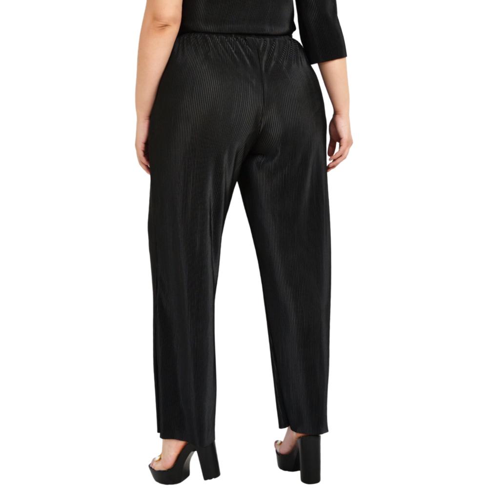 Conjunto plisado Roman Fashion/Tallas Extras, 0624 (Negro)