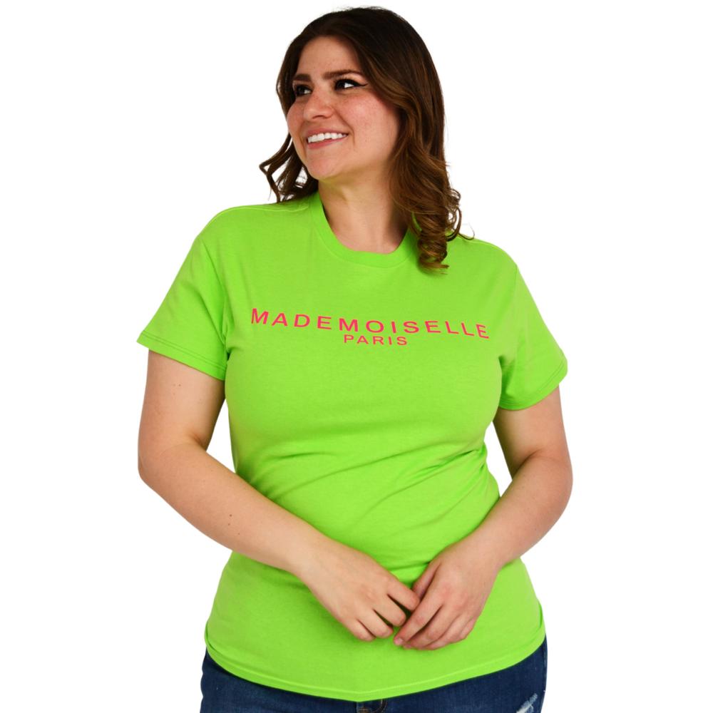 Playera Roman Fashion /Tallas Extras, 9001-20 Mademoiselle (Verde)