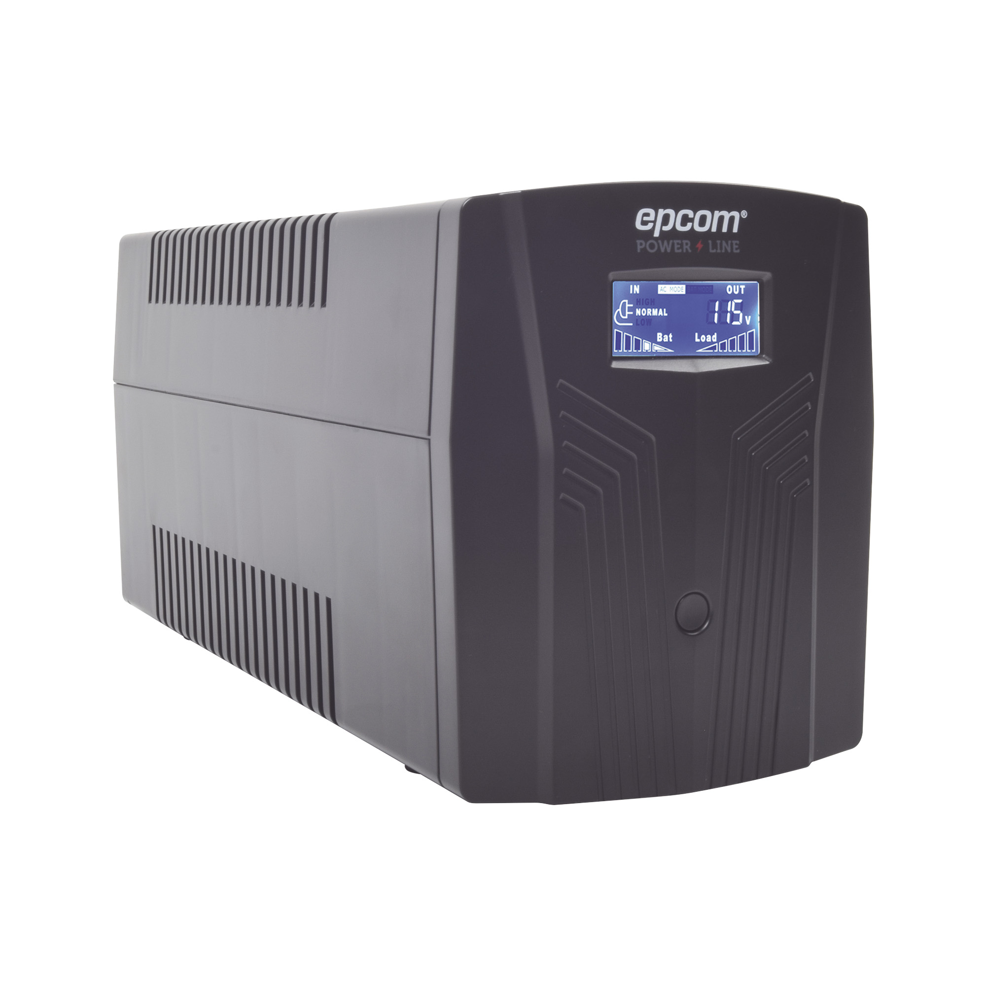 No Break Interactivo Epcom Power Line EPU1500LCD de 1500VA/900W con 6 contactos