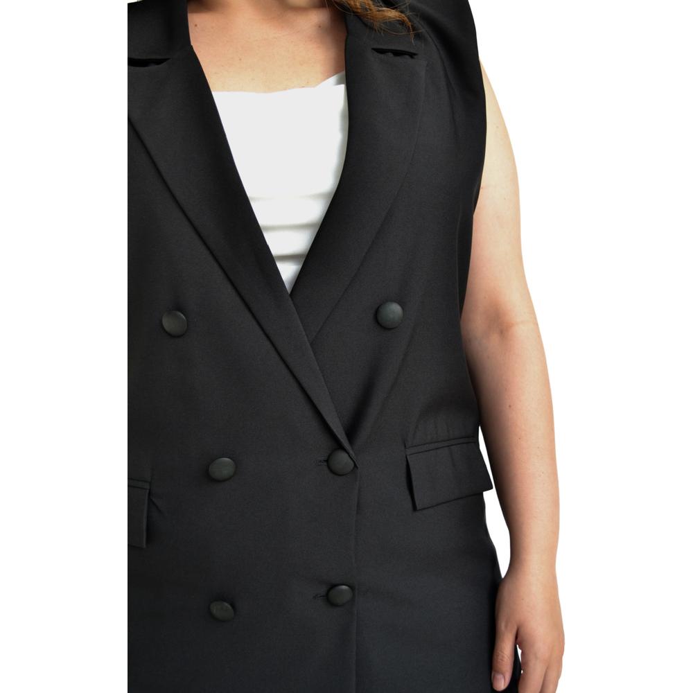 Conjunto de vestir Roman Fashion /Tallas extras, 1030 (Negro)