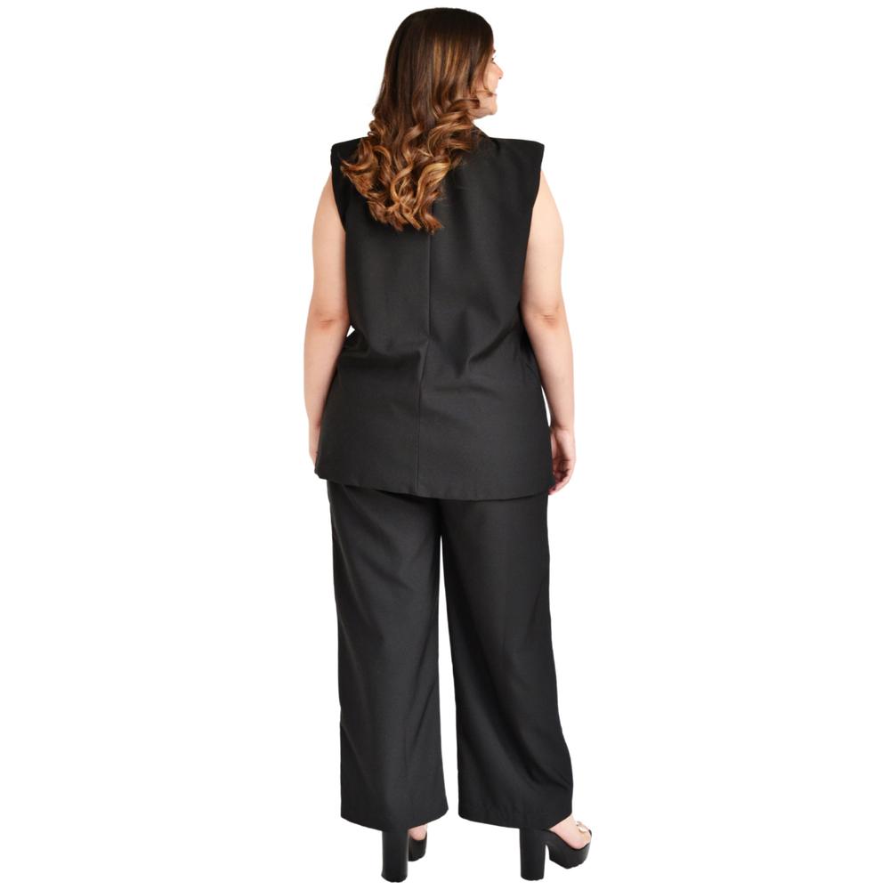 Conjunto de vestir Roman Fashion /Tallas extras, 1030 (Negro)