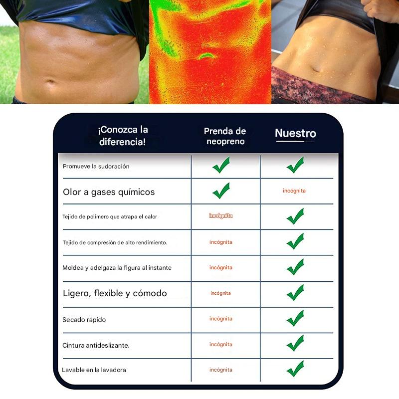 Chaleco neopreno sauna negro mujer entrenador adelgazantes ropa moldeadora ropa gym quemar grasa