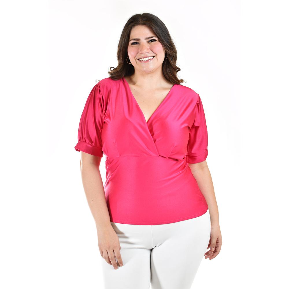 Blusa escote V Roman Fashion /Tallas Extras, 1772 (Fiusha)