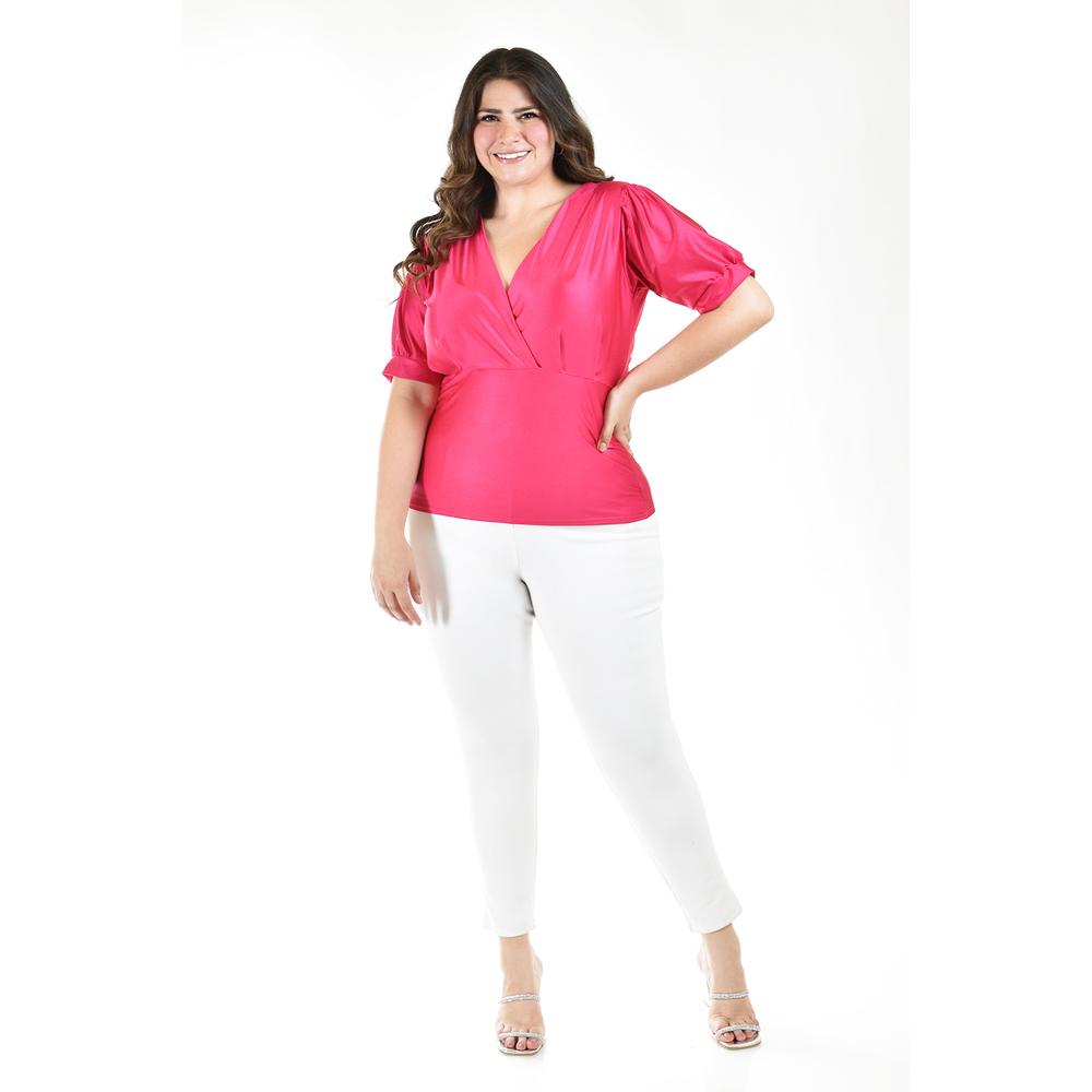 Blusa escote V Roman Fashion /Tallas Extras, 1772 (Fiusha)