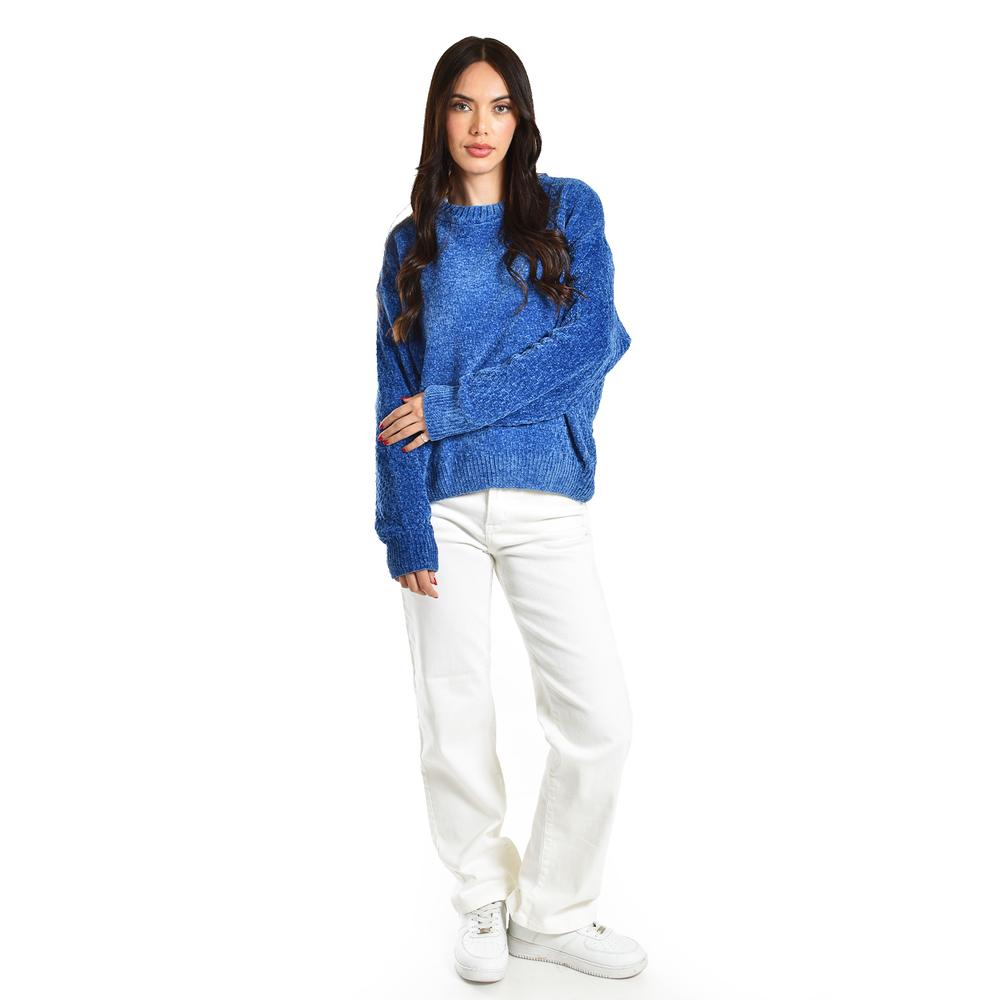 Sueter tejido cuello redondo Roman Fashion /Juvenil, 2878 (Azul rey)