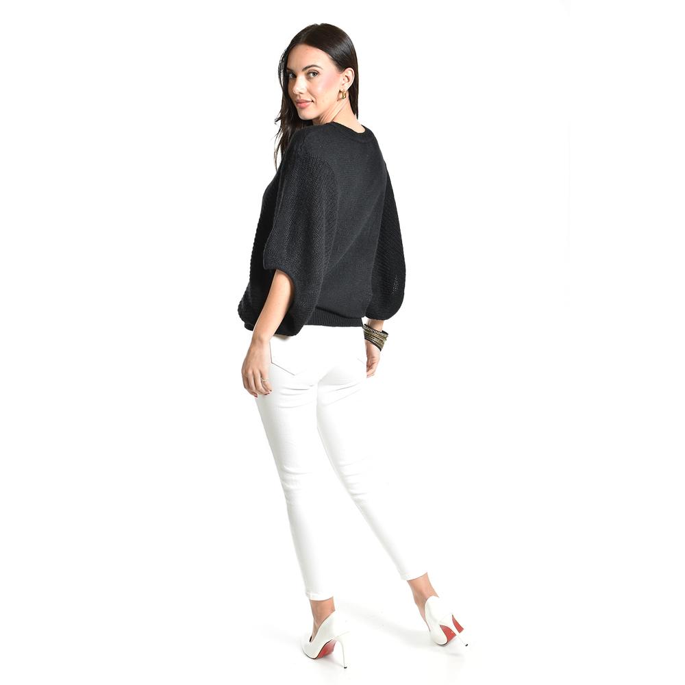 Sueter de punto manga corta Roman Fashion / Juvenil, 32177 (Negro)