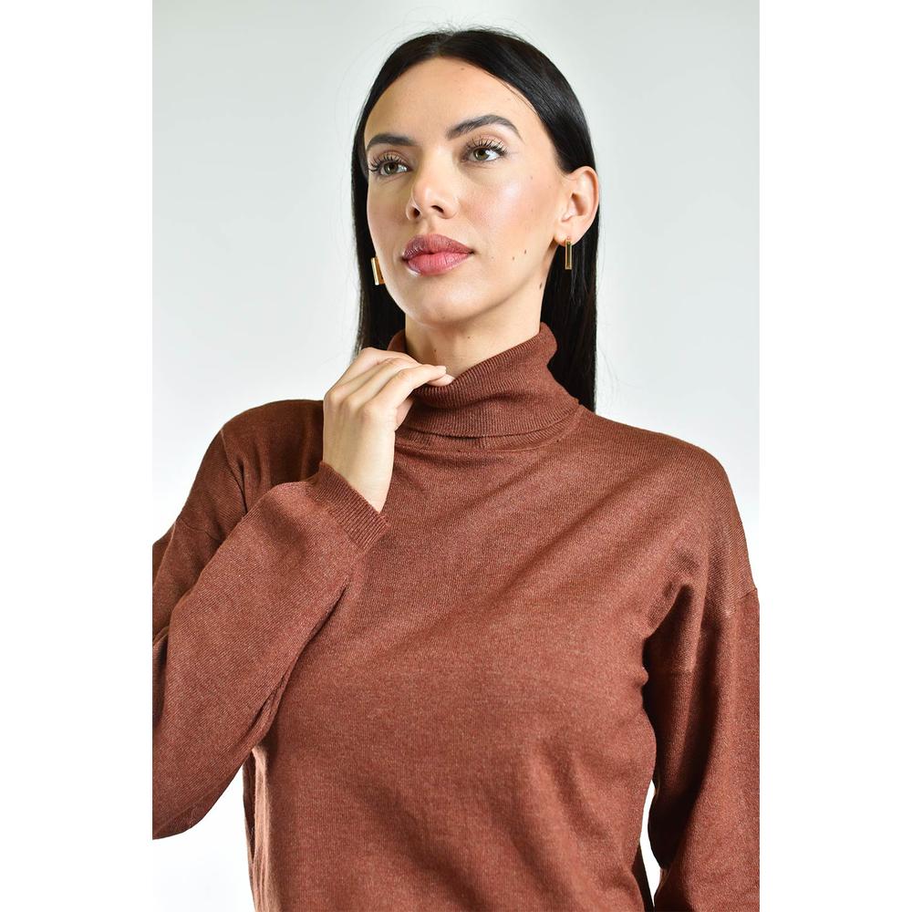 Suéter cuello de tortuga Roman Fashion /Juvenil, 45163 (Cafe)