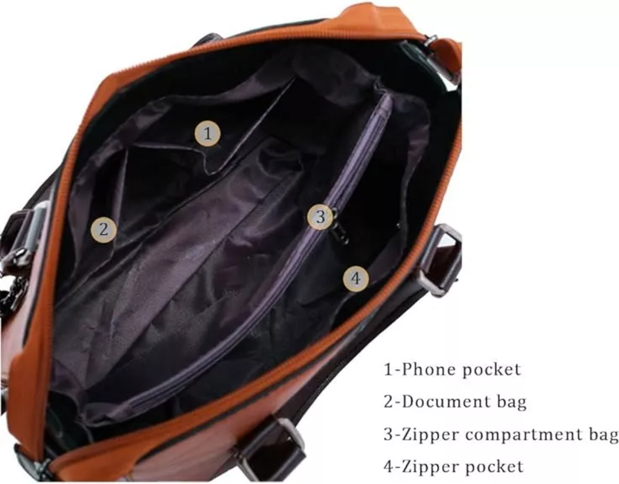OFERTA Set 4 Bolsa Hombro Cuero Gran Capacidad Damas Bolsa Mensajero