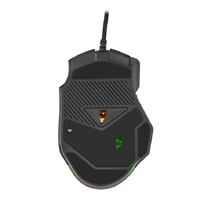 Mouse Gamer Ergonómico Getttech GPM-RGBWR-G1-RD, Alámbrico, USB, 7200DPI, Naranja/Rojo. 