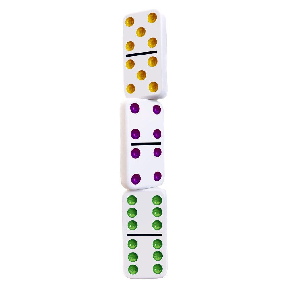 Dominó Doble 9 con 55 Fichas Jumbo Novelty