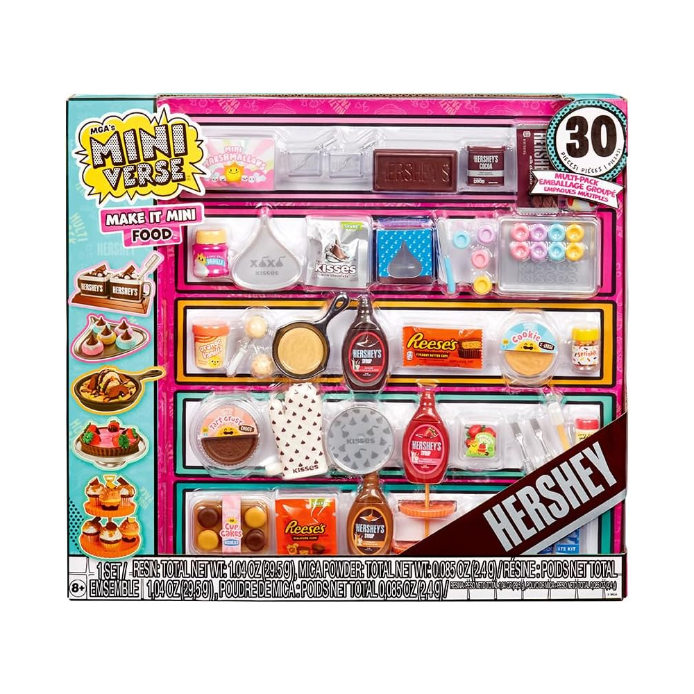 Mga Miniverse Make It Mini Food Hershey Multipack 30 Pz