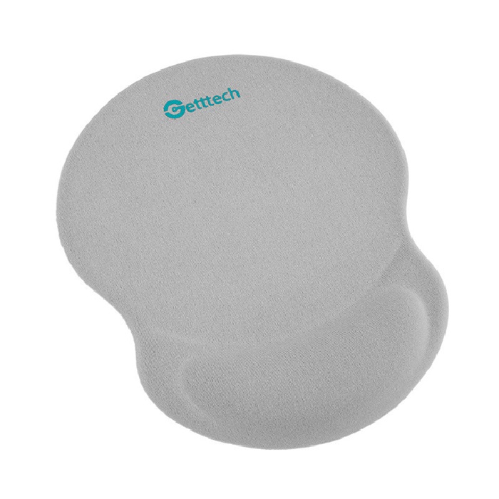 Mousepad Getttech con Descansa Muñecas GGD-STD-01, Gris.